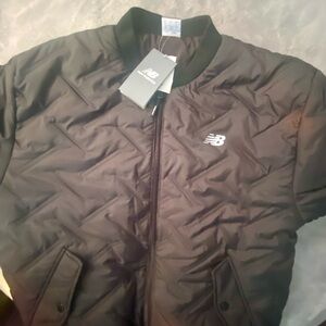 New Balance Men's Black Puffer Jacket